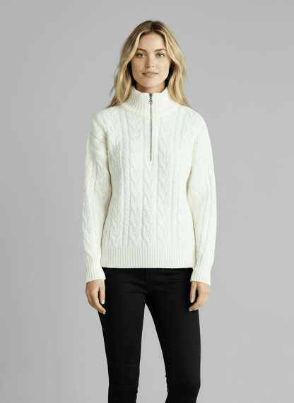 Amy Sweater with Zipper