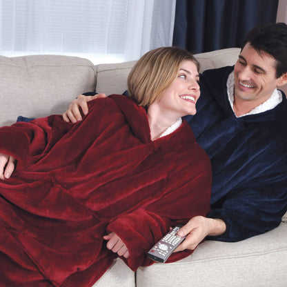 CozyNest™ Oversize Sherpa Hoodie Blanket Sweatshirt