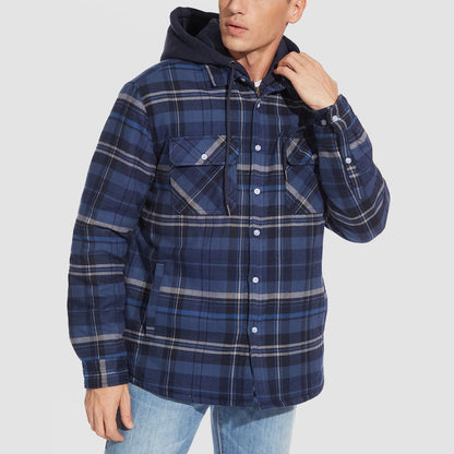 Veste Harry | Flanelle avec capuche amovible