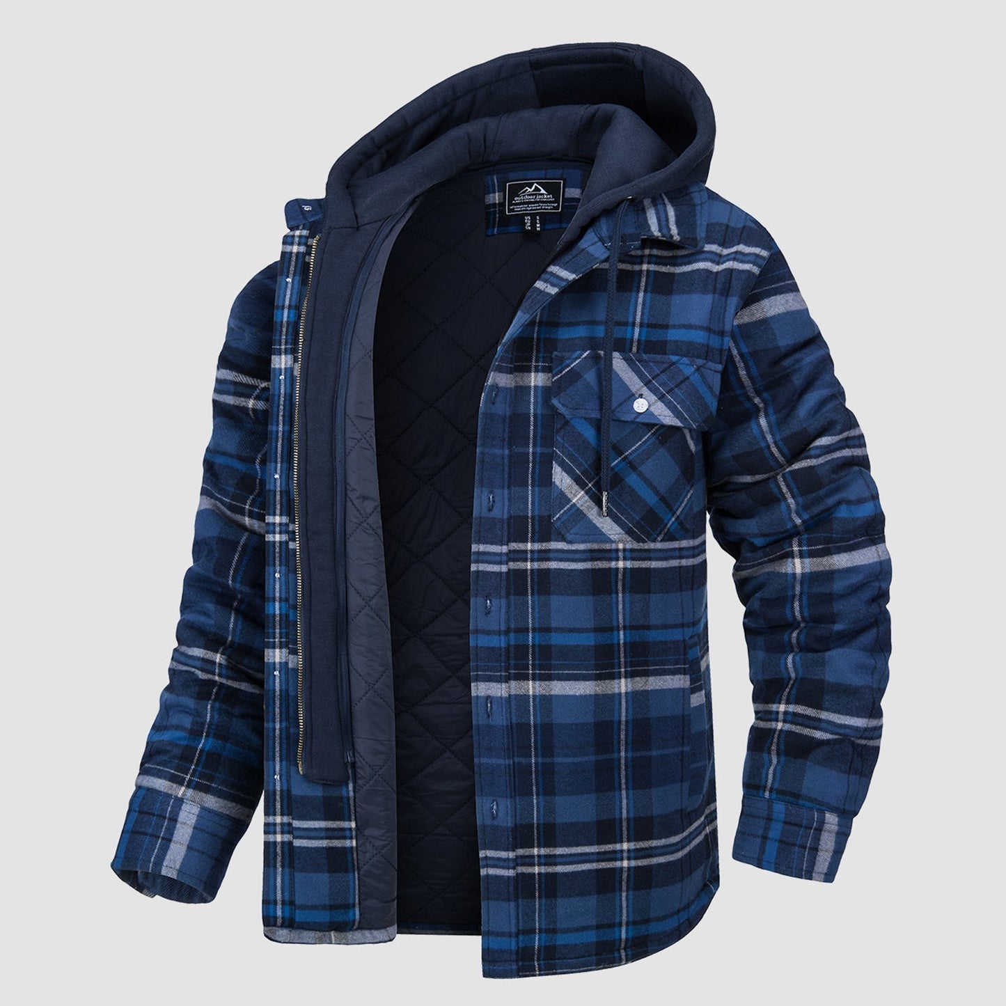 Veste Harry | Flanelle avec capuche amovible