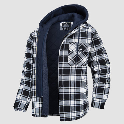 Veste Harry | Flanelle avec capuche amovible