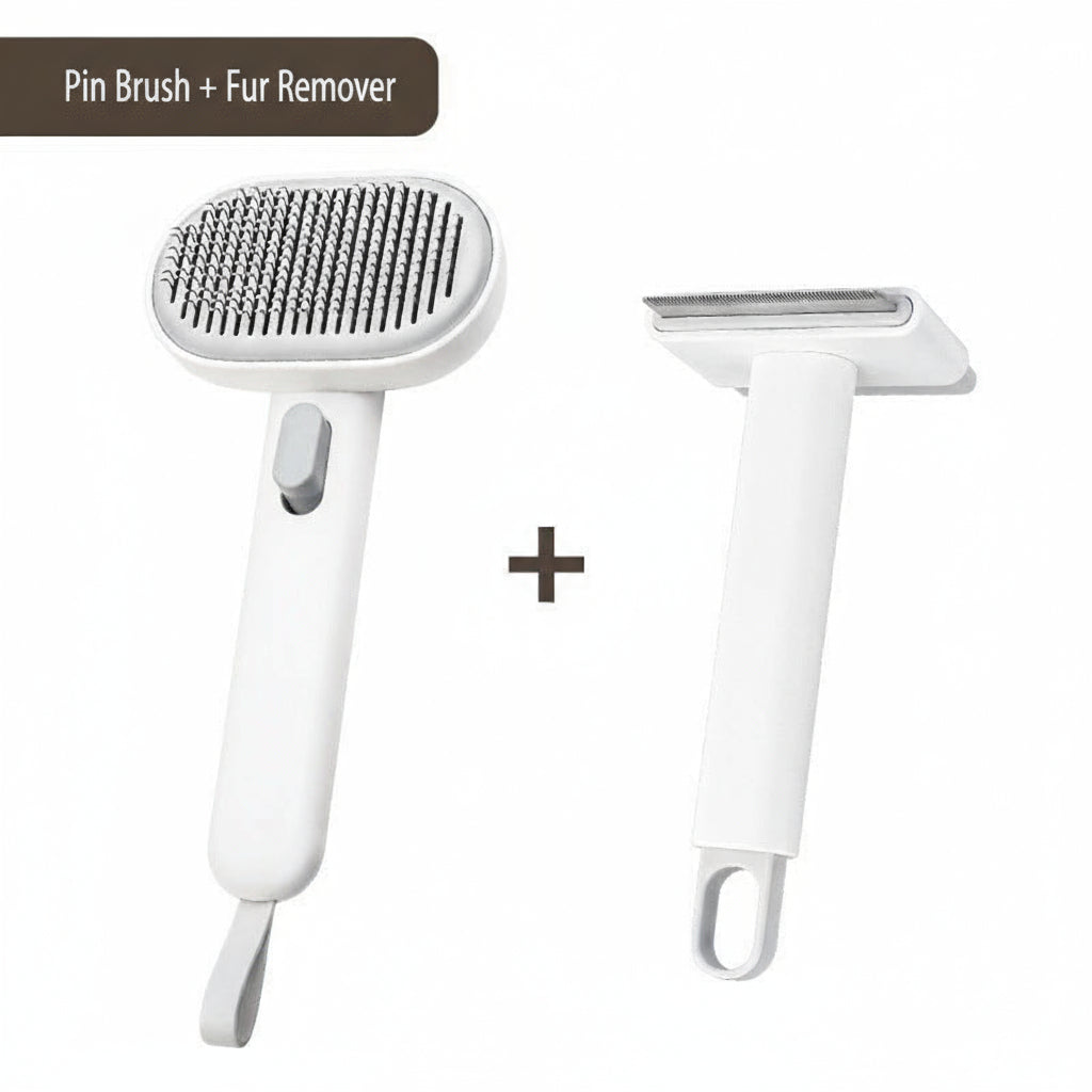 FurFluff™ Deep-Clean Pet Hair Removal Brush