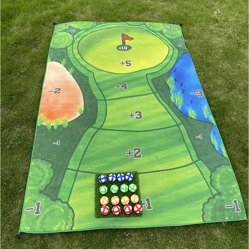 ChipFun™ Casual Golf Hitting Mat Game Set