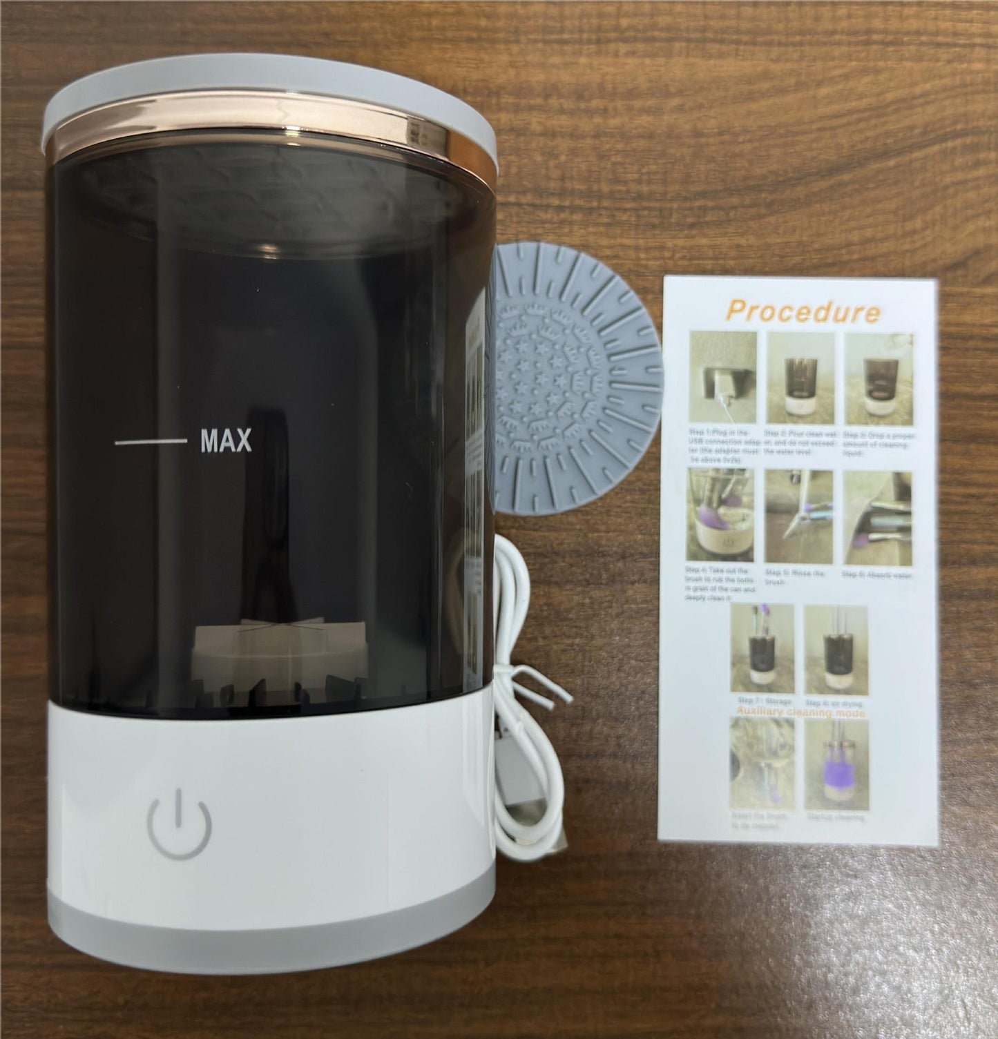 GlowSpin™ USB Auto Makeup Brush Cleaner & Dryer