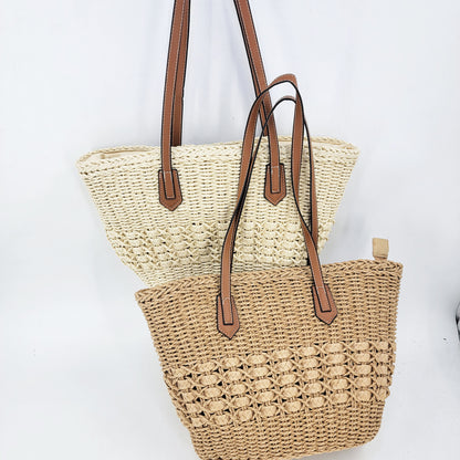 SunWeave™ Natural Straw Sun Hat for Women