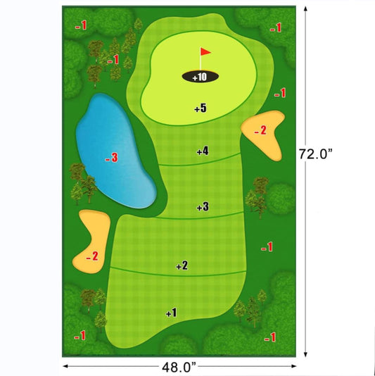 ChipFun™ Casual Golf Hitting Mat Game Set