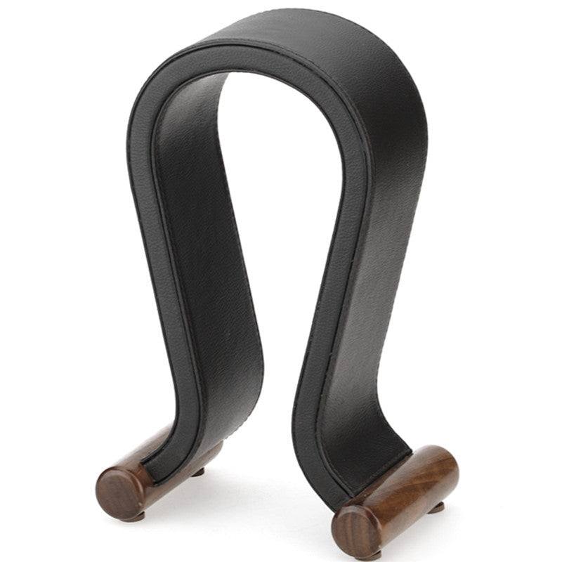 WalnutWhisper™ U-Head Leather Bluetooth Headset Stand