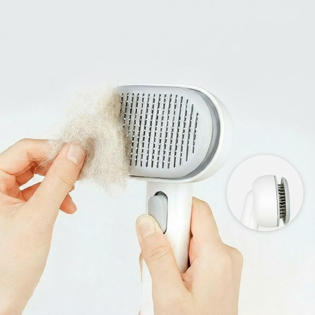FurFluff™ Deep-Clean Pet Hair Removal Brush