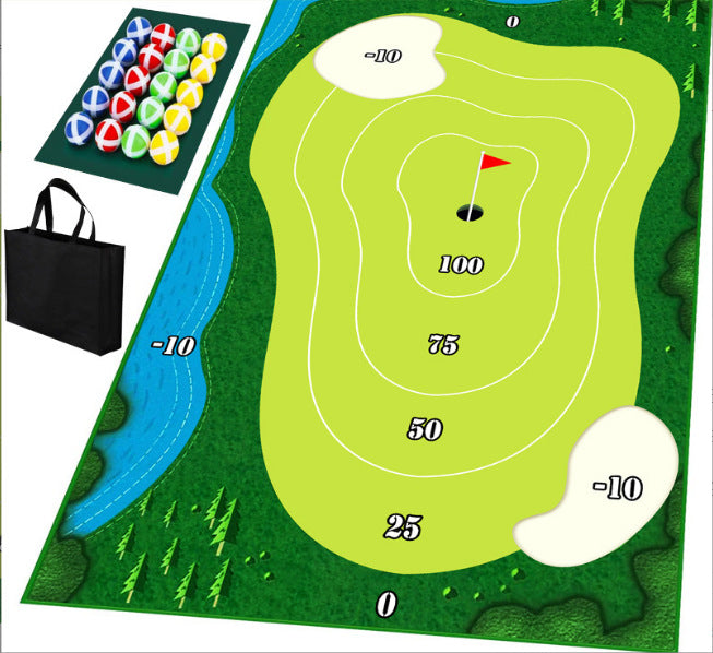 ChipFun™ Casual Golf Hitting Mat Game Set
