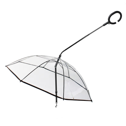 RainShield™ C-Shape Transparent Pet Umbrella & Leash