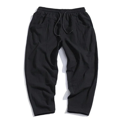 Kyoto Linen Cropped Pants