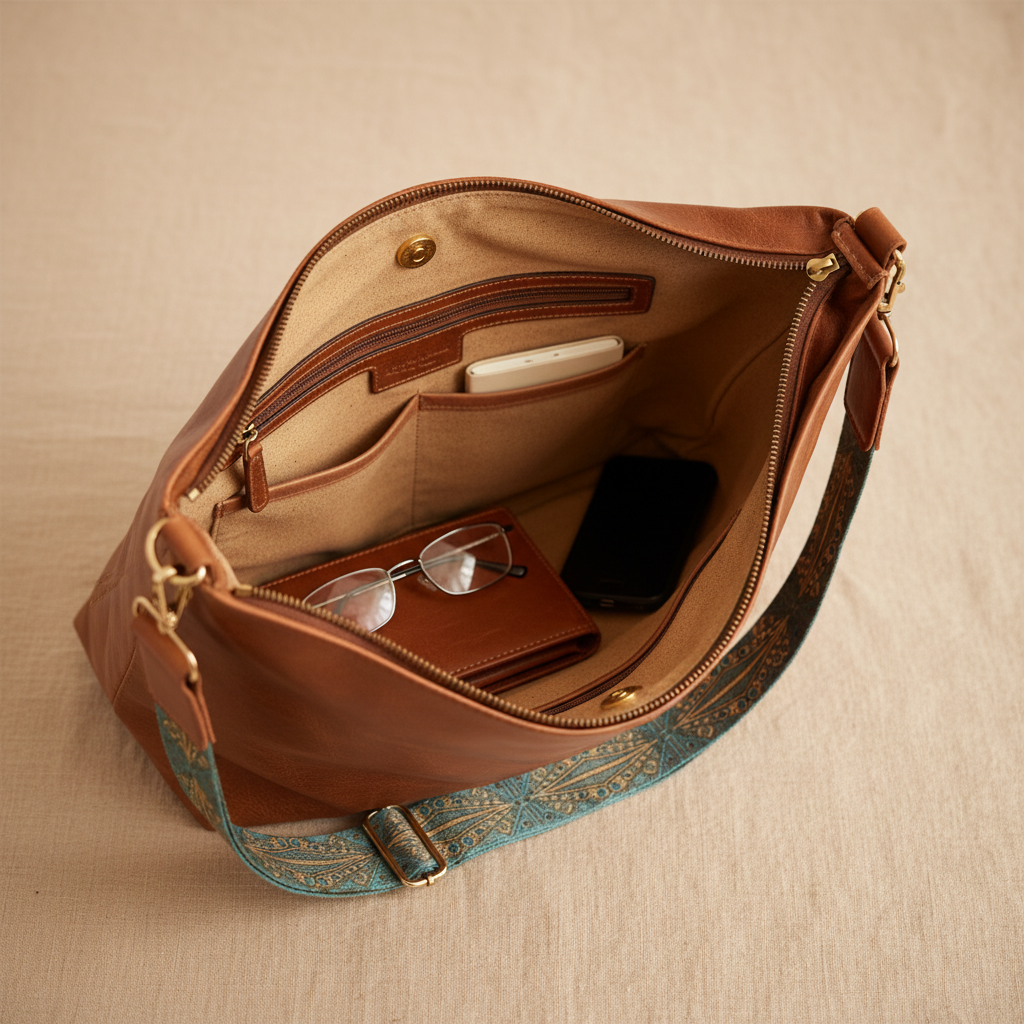 Tamar's Vintage-Ledertasche