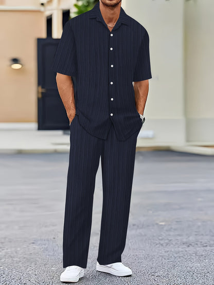 Ensemble d'été deux pièces rayé Elias