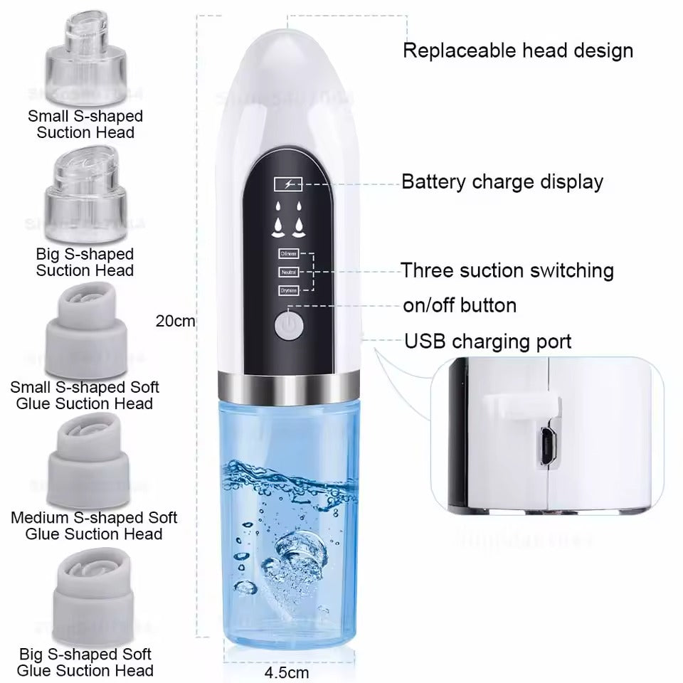 PorePure™ Electric Blackhead Remover Vacuum Skin Scrubber